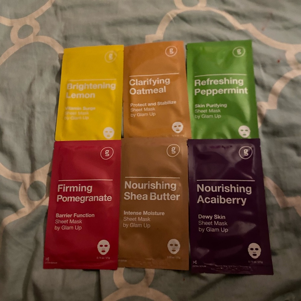 6 face masks